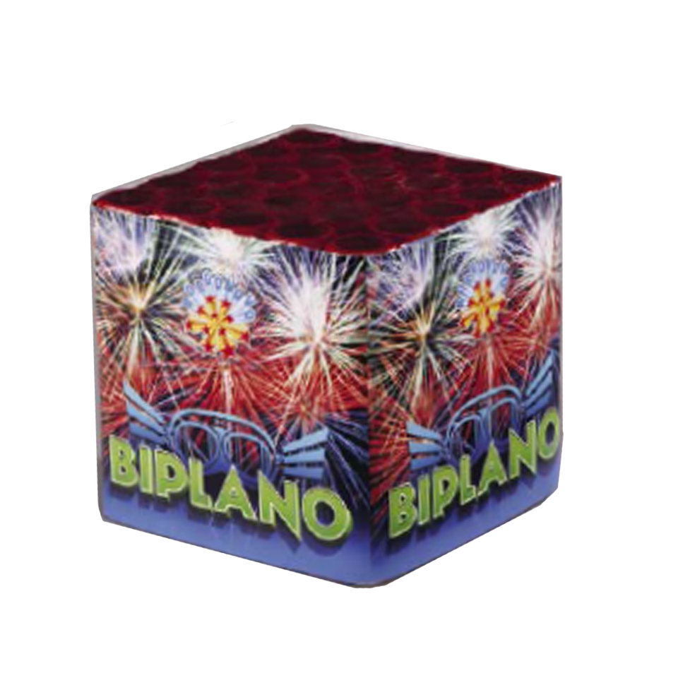 biplano, fuochi artificiali - cartoleria scotti cornate d'adda