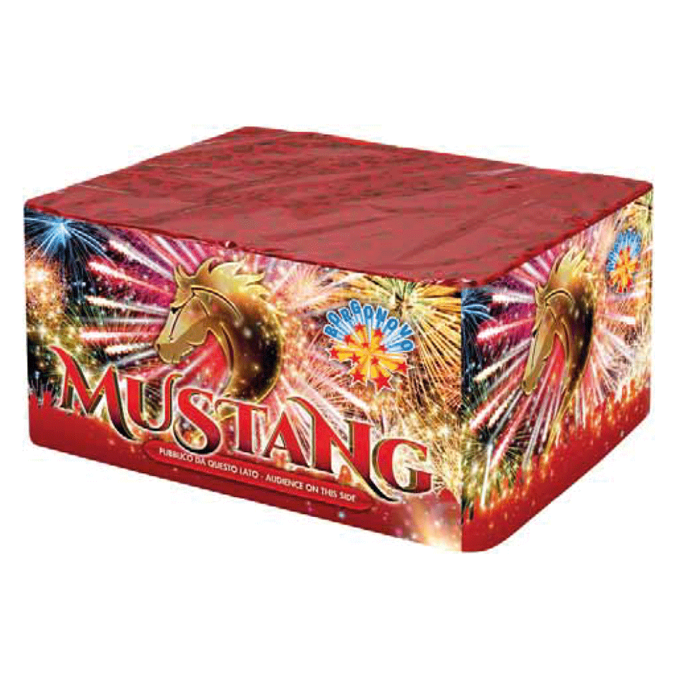 mustang, fuochi artificiali - cartoleria scotti cornate d'adda