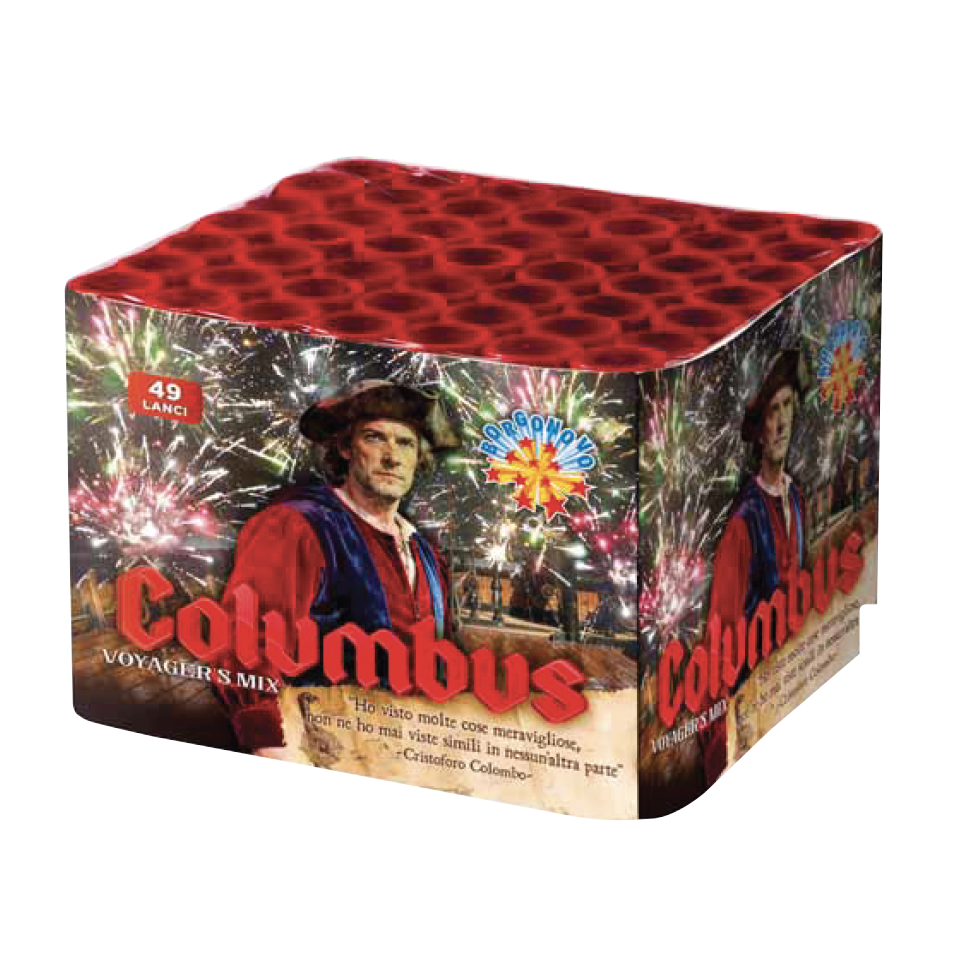 columbus, fuochi artificiali - cartoleria scotti cornate d'adda