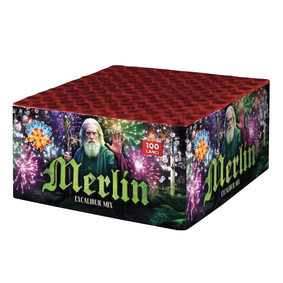merlin, fuochi artificiali - cartoleria scotti cornate d'adda