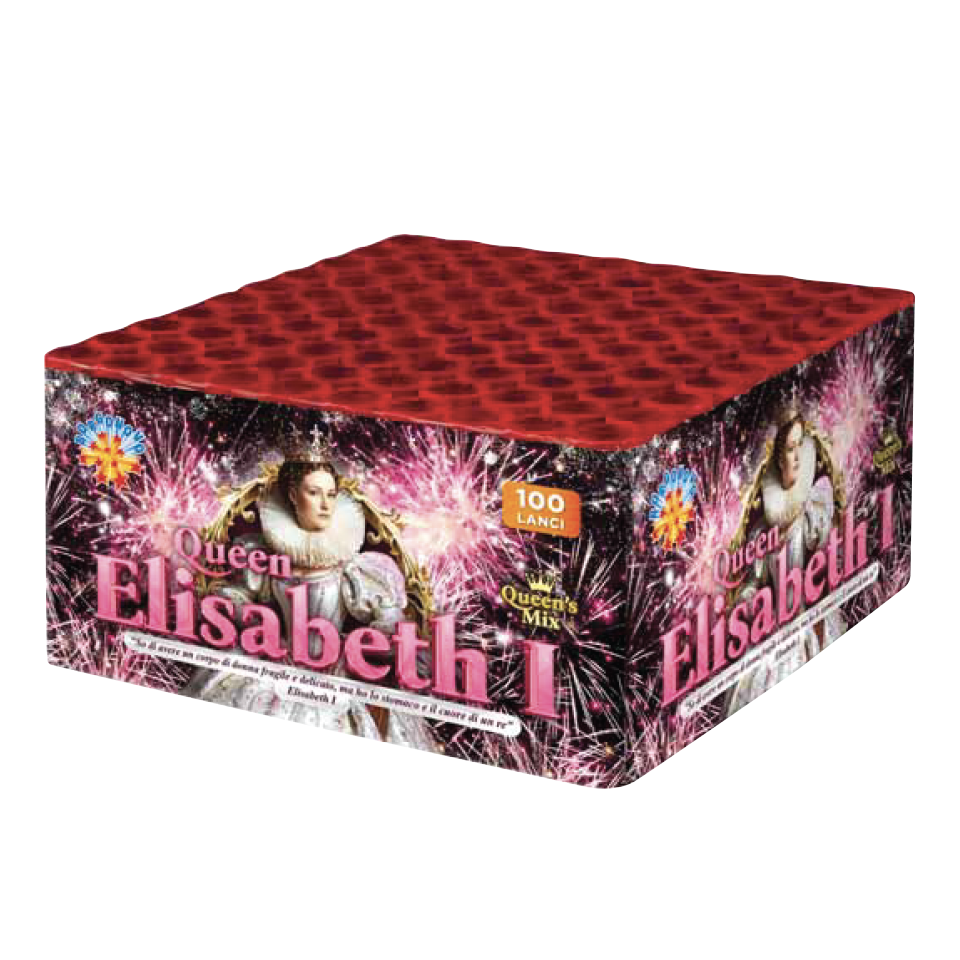 queen elisabeth I, fuochi artificiali - cartoleria scotti cornate d'adda
