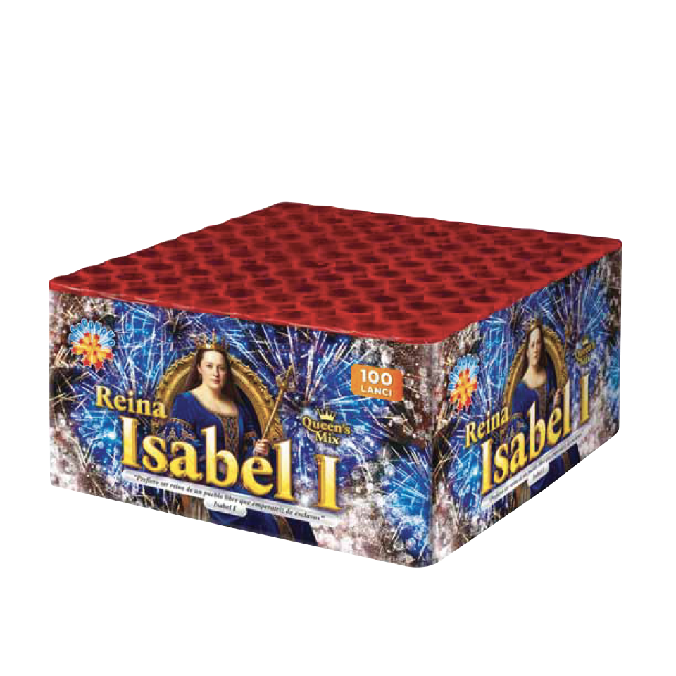 reina isabel I, fuochi artificiali - cartoleria scotti cornate d'adda